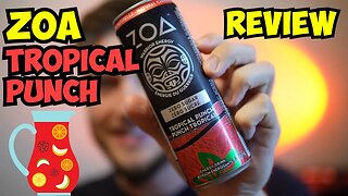 ZOA Warrior Energy TROPICAL PUNCH Review