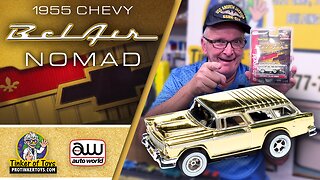 Gold Chrome 1955 Chevrolet Nomad | CP8069 | Auto World