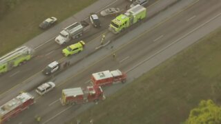 Double rollover crash closes Florida's Turnpike in both directions