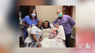 First baby of 2021 born in Baltimore