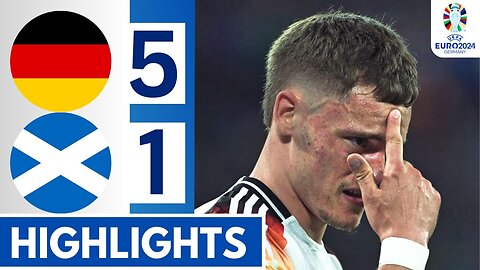 Euro 2024 Germany vs Scotland (5-1) HIGHLIGHTS -Wirtz, Musiala, Havertz, Füllkrug & Can GOALS!