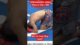 MJ Ahkmadaliev KOs Ronny Rios.