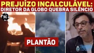 Prejuízo incalculável: Diretor da Globo quebra silêncio e revela como cenário de novela pegou fogo