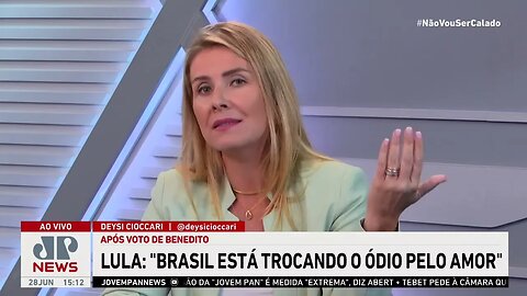 Após voto contra Bolsonaro no TSE, Lula faz publicação sobre amor e ódio I LINHA DE FRENTE