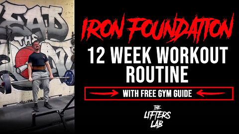 Squat, Bench, and Deadlift with this FREE 12-week Workout Routine!