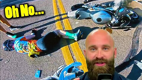 BIKER vs MOTORCYCLE RIDER! - Moto Stars Review