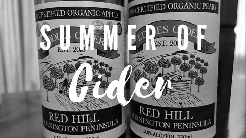 #summerofcider Red Hill Mornington Peninsula Apple and Pear cider