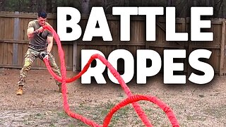 10 Min Battle Rope Workout | This workout will DESTROY you!