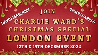 JOIN CHARLIE WARD'S CHRISTMAS SPECIAL LONDON EVENT WITH DAVID MAHONEY & SIMON PARKES