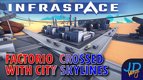 Factorio meets City Skylines in InfraSpace 🚜 👷 Ep1 🌍 New Player Guide, Tutorial, Walkthrough