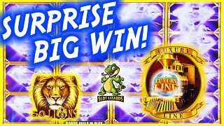 SURPRISE BIGGER THAN EXPECTED WIN!!! CRAZY SESSION Luxury Line Cash Express 50 Lions