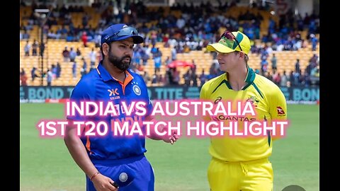 India Vs Australia 1st T20 Match Highlight 2023