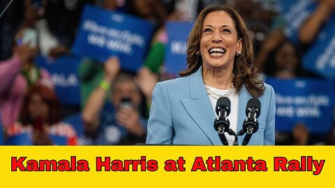 Kamala Harris delivers speech at Atlanta rally