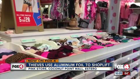Thieves use aluminum foil to shoplift