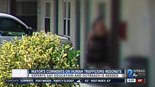 Mayor's comments on human trafficking resonate