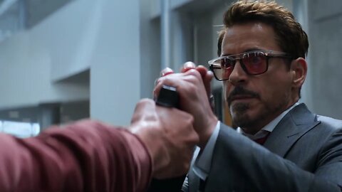 Tony Stark _ Black Panther vs Bucky _ 60FPS _ Captain America 3 - Civil War (2016).