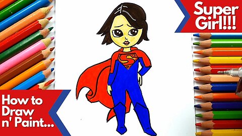 How to Draw and Paint the DC Comics Supergirl