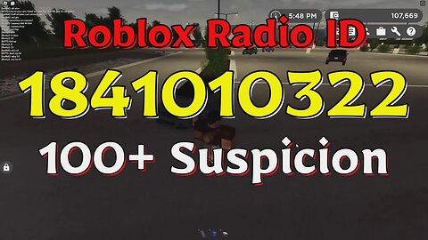 Suspicion Roblox Radio Codes/IDs