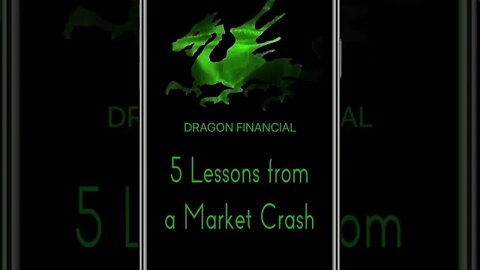 5 Lessons of a Stock Market Crash
