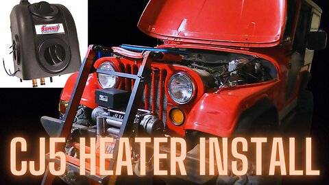 Jeep CJ5 in cab heater u=installation.