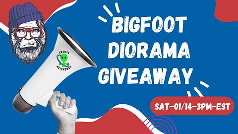 Bigfoot Diorama Giveaway