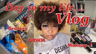 Day In My Life (VLOG)... Getting my life together 2 GRWM 2 Grocery shopping 2 Mukbang AND MORE!!!