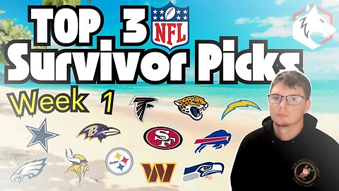 NFL Week 1 Survivor | TOP 3 picks | 2023