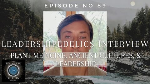 Universe Within Podcast Ep89 - Leadershipedelics Interview - Plants, Ancient Cultures & Leadership