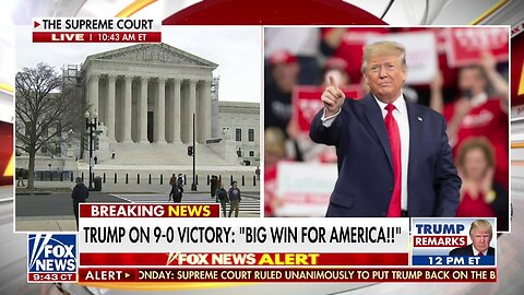 Trump Touts Supreme Court Ruling As 'Great Win For America'