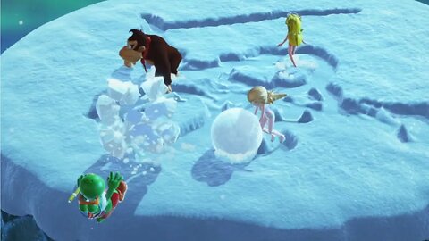 MarioParty Superstars Minigames - Peach Rosalina Yoshi Donkey Kong