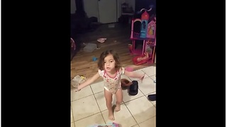 Little Girl Makes A Passionate Defense When Confronted About Her Mess