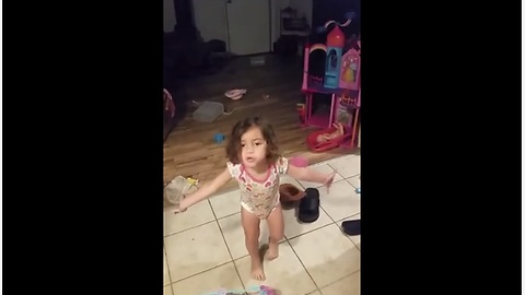 Little Girl Makes A Passionate Defense When Confronted About Her Mess