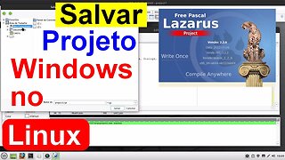 3- Lazarus Criando Projeto do Windows no Linux