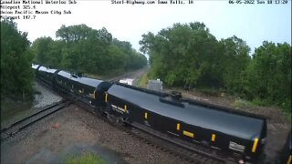 CP Leading SB UP Manifest at Mills Tower on June 5, 2022 #SteelHighway