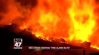 Red Cross hosting a fire alarm blitz