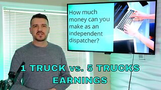 Make over $100,000 a year with 6 trucks as a truck dispatcher
