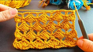 💥How to crochet diagonal puff side stitch