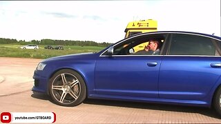 🏁ESS BMW M3 Supercharger vs 740 HP Evotech Audi RS6 Russia vs Sweden Event classic race #bmwm3e92