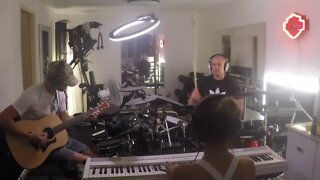 Trance Funk Railroad - Part 1 - Am / Dm piano guitar drums improv -JHE 11/4/22