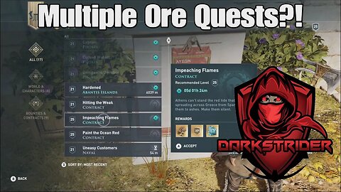 Assassin's Creed Odyssey- Multiple Ore Quests?!