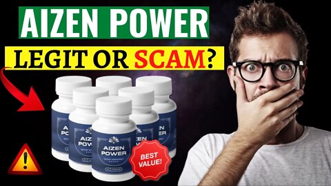 AIZEN POWER - LEGIT OR SCAM?⚠️ Is Aizen Power Supplement WORTH BUYING?⚠️ (Honest Aizen Power Review)