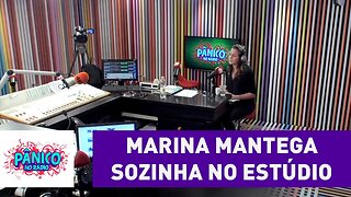 Marina Mantega é deixada sozinha no estúdio | Pânico