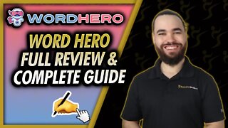 WordHero Full Complete Guide And Review - Write 1,000 Words In Under 10 Minutes✍⌚ | Josh Pocock