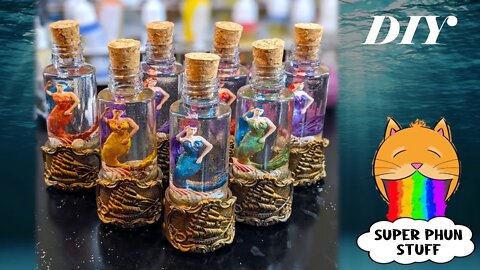 DIY Mermaid in a Bottle