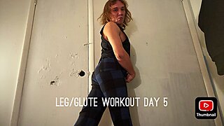 Leg Workouts With Dumbbells| Day 5