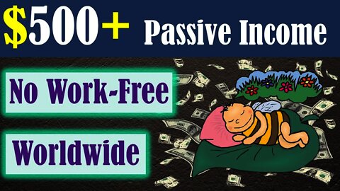 Earn $500 From Home Automatically, Make Money Online For Free, Passive Income, Monday Money