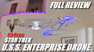 Star Trek U.S.S. Enterprise Drone - Full Review - [Unboxing, Flight Test, Pros & Cons]