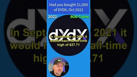 If you bought $1,000 of DYDX Today 😮 What could it be worth?