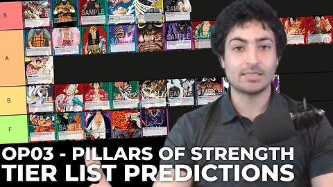 Pillars of Strength Tier List Predictions (OP03) | One Piece Card Game