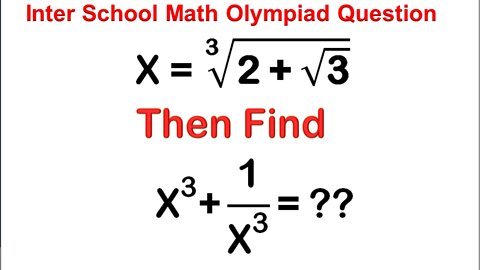 Inter School Math Olympiad Question With explanations.